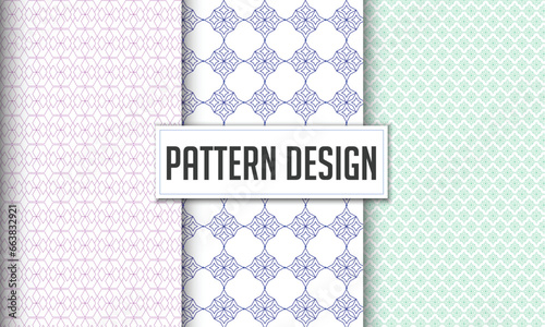 Geometric pattern bundle set in vector.