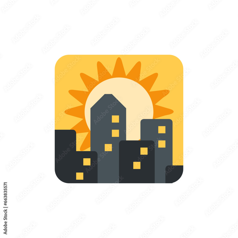 Naklejka premium 🌇 Sunset