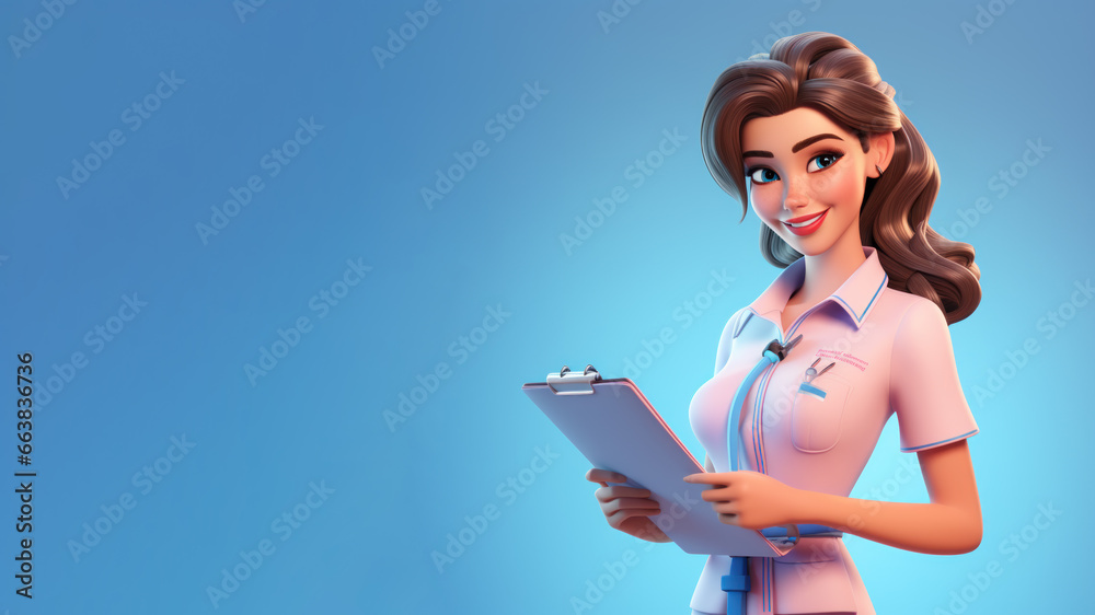 A friendly smiling doctor wearing a doctor's uniform A friendly smiling doctor wearing a doctor's uniform