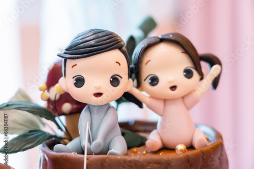 On-site decoration for the child's birthday celebration ceremony