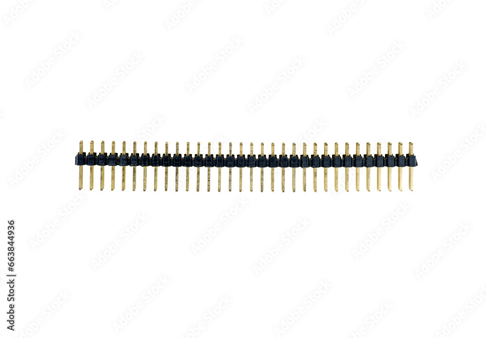 Connector Idc isolated on a white background Connector Idc isolated on a white background