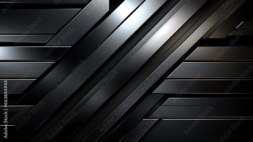 Obraz premium Metallic Business Abstract Background with Silver Text