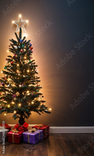 A Christmas Tree With Presents Under It