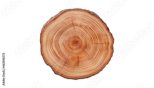 cut of tree isolated on transparent background cutout