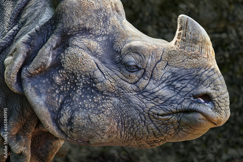 Great indian rhinoceros - Rhinoceros unicornis