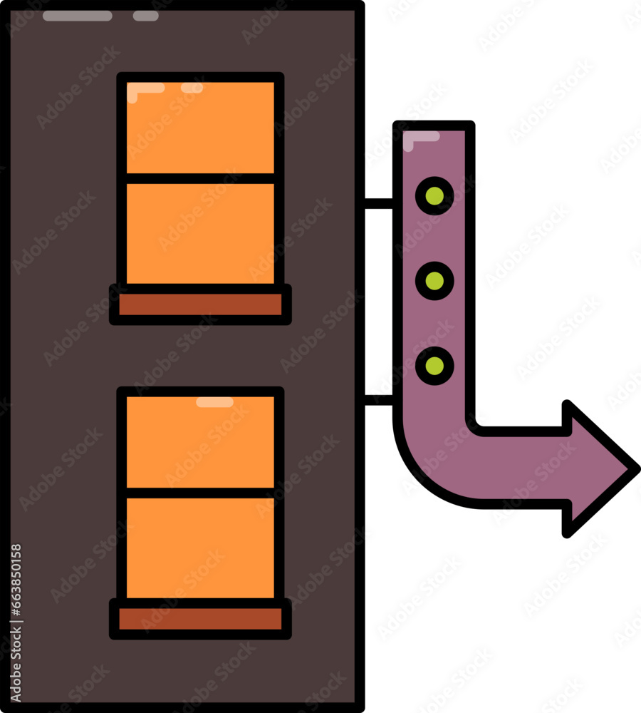 Hotel signage icon Hotel signage icon