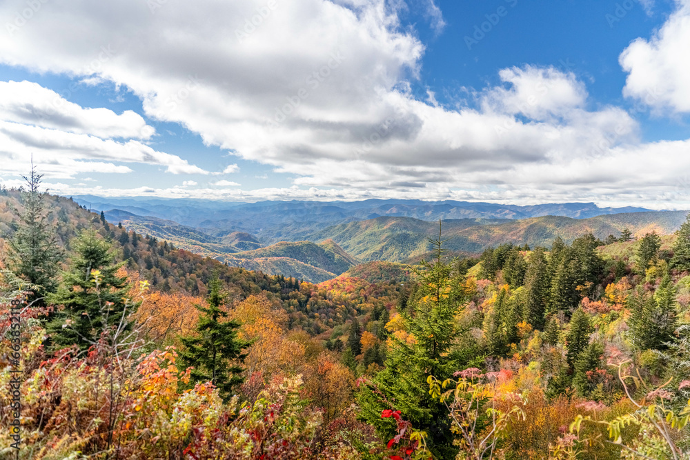 Blue ridge mountains in autumn Blue ridge mountains in autumn
