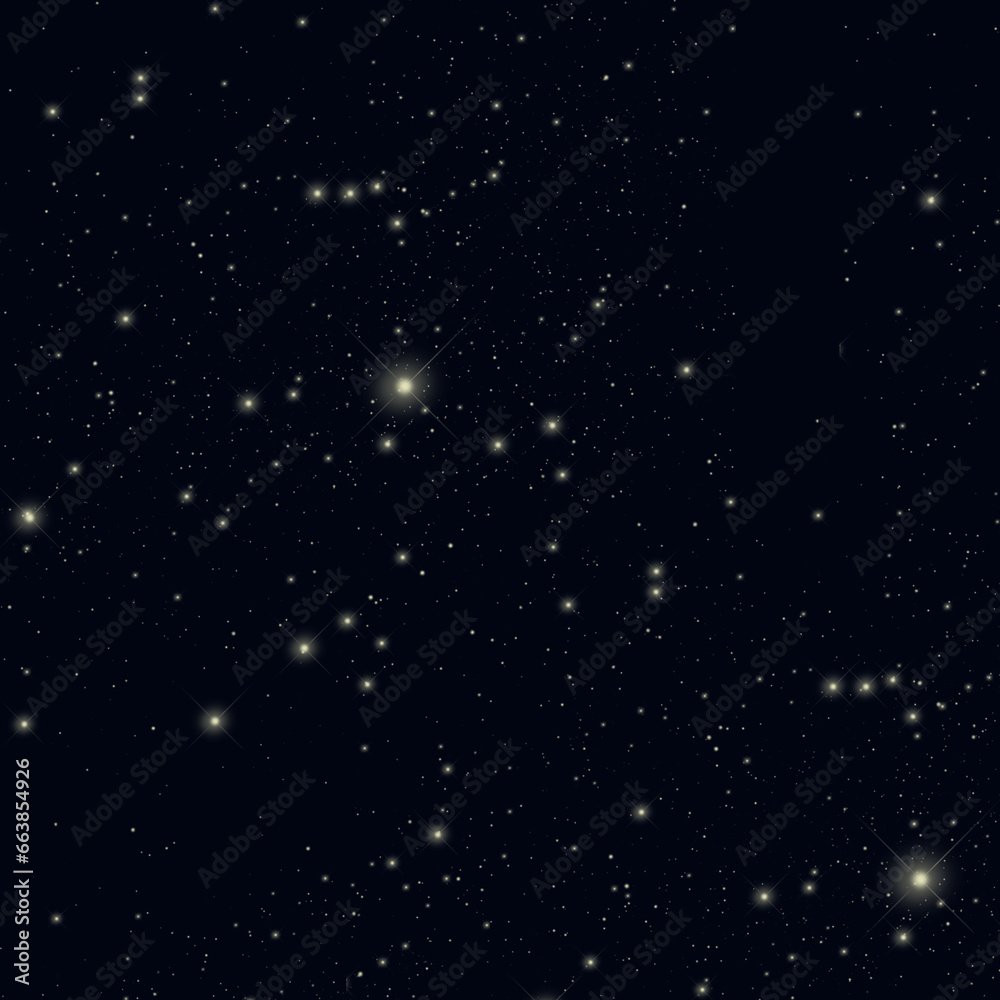 sky with stars background