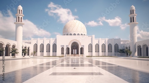 The Largest Mosque, a place of worship for Muslims photo