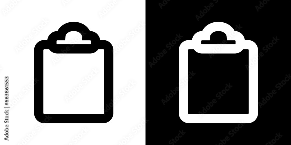 Clipboard Icon. Black icon. Black line icon. Business icon. Clipboard Icon. Black icon. Black line icon. Business icon.