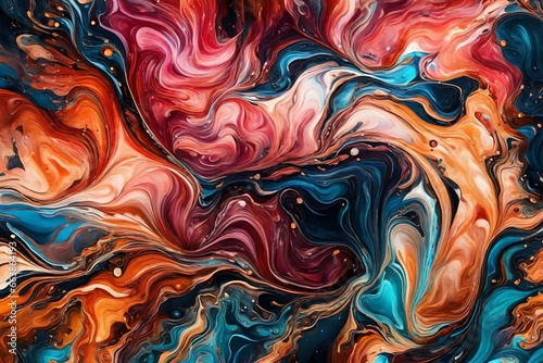 abstract colorful background generated by AI technology