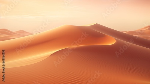 Amazing Sand Dunes in the Desert