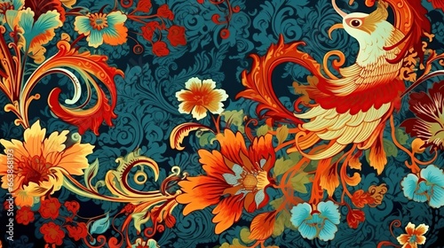 the beauty of Malaysian and Indonesian batik pattern art