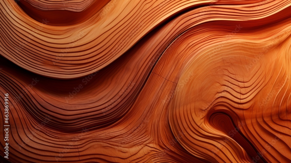 Fototapeta premium Wooden Waves. Wood textures and backgrounds