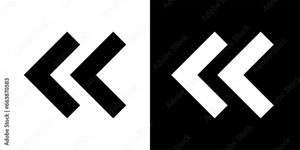 chevron-left icon. Black icon. Black line icon. Business icon.