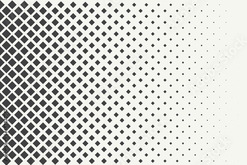 Abstract black technology pattern consists of different rhombuses isolated on a white background. Geometric shape elements for presentation design. Suit for corporate, technology, business, talks