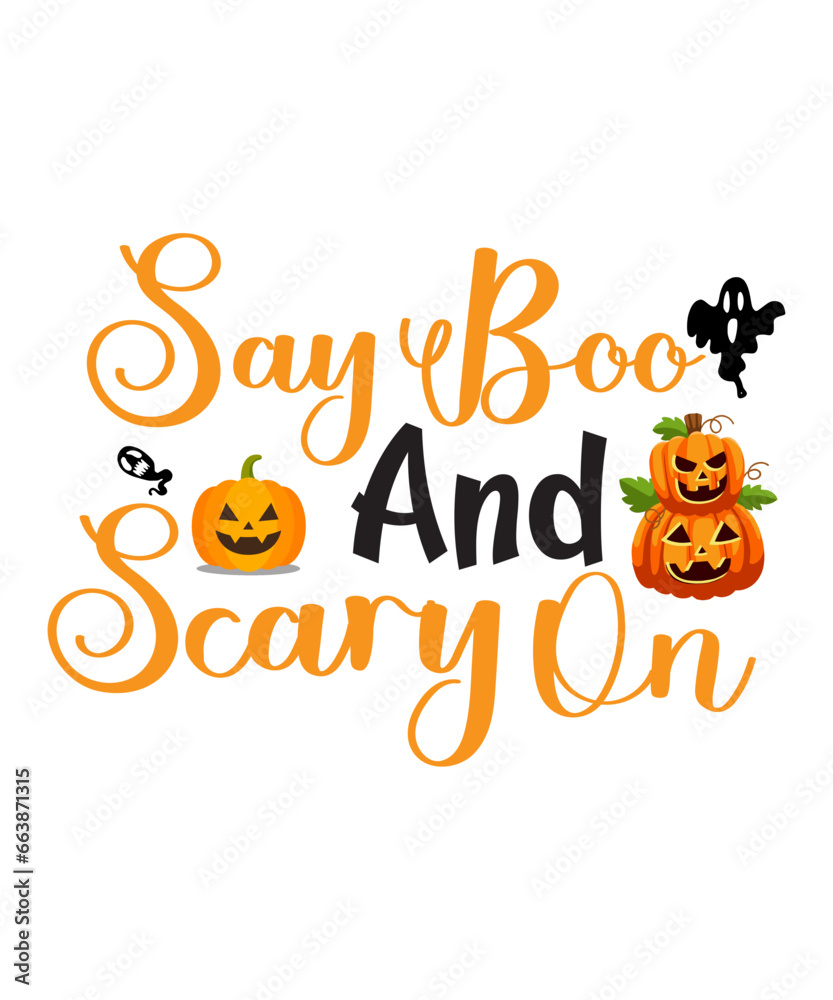 Fototapeta premium Halloween SVG Designs, SVG Cut Files