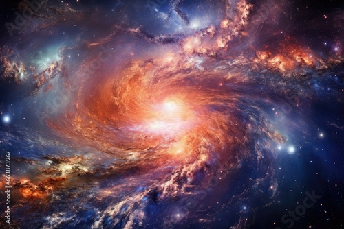 mesmerizing view of a distant galaxy © linen