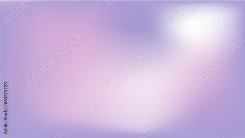 Pastel flow purple white gradient background. Blurry pale lavender pink design fon. Cloudy light skyfall violet gradient mesh wallpaper. Periwinkle template for wedding invitation rsvp ads mockup. photo