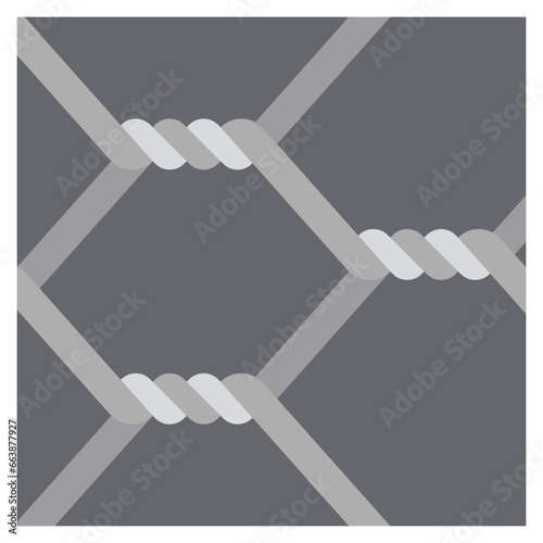 chicken wire mesh filled outline icon,linear,outline,graphic,illustration