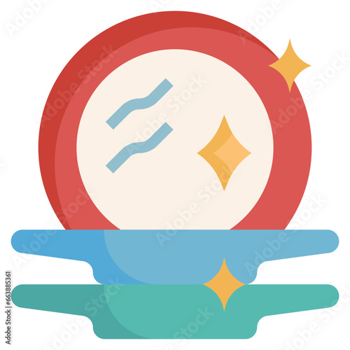 plates filled outline icon,linear,outline,graphic,illustration