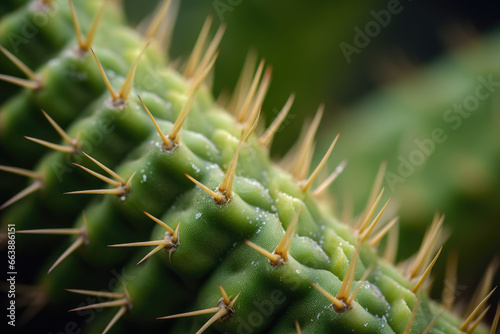 Cactus close up - Generative AI