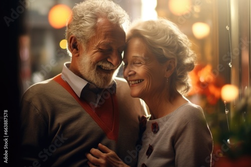 A picture capturing the joyful moment of a man and a woman smiling together. Perfect for showcasing love and happiness in various contexts.