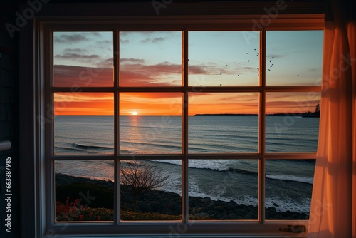 A window with a view. Generative AI