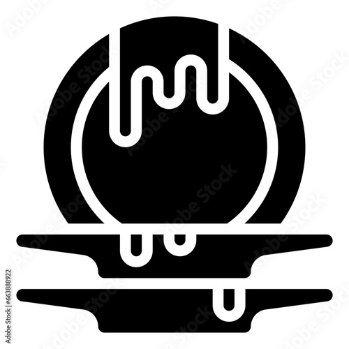 plates filled outline icon,linear,outline,graphic,illustration