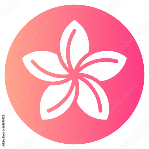 plumeria gradient icon