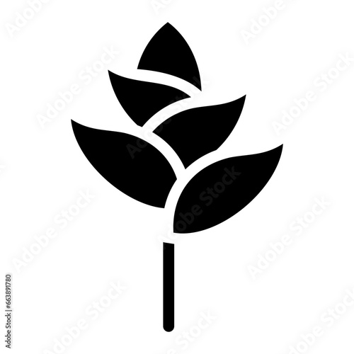 Fotografija bromeliad glyph icon