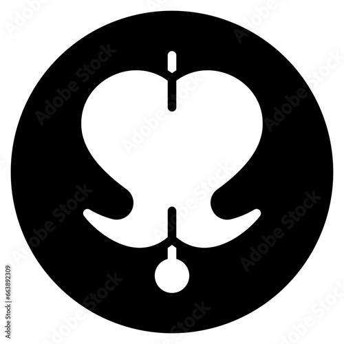 bleeding glyph icon