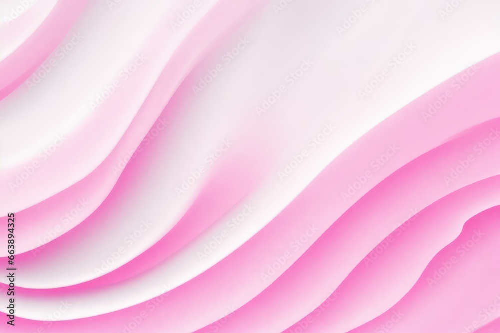 Obraz premium Pink waves shapes background. ai generative