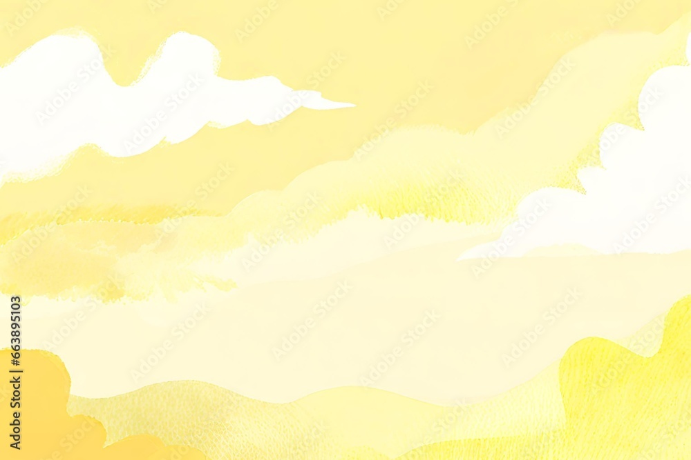 Aquarellhimmel in Gelb Aquarellhimmel in Gelb