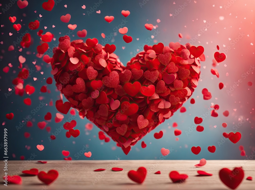 Spectrum of Love: Multihued Hearts in Celebration Spectrum of Love: Multihued Hearts in Celebration