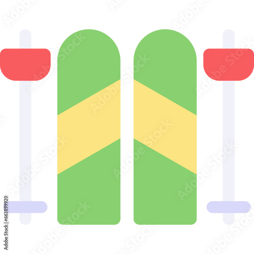Skis Icon