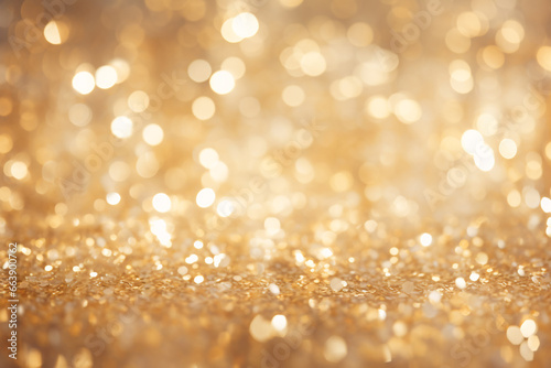 Abstract Bokeh Background with Glitter Lights