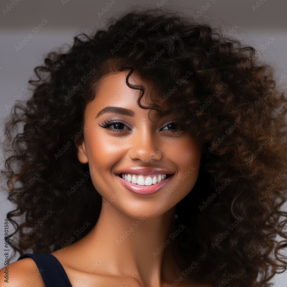 a beautiful stylish mulatto woman with clean fresh skin touches her own face. Facial care. Cosmetology, beauty a beautiful stylish mulatto woman with clean fresh skin touches her own face. Facial care. Cosmetology, beauty