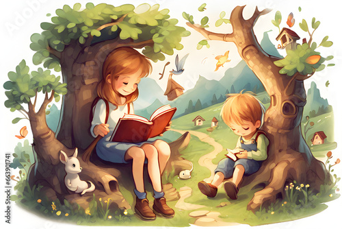 child in the forest