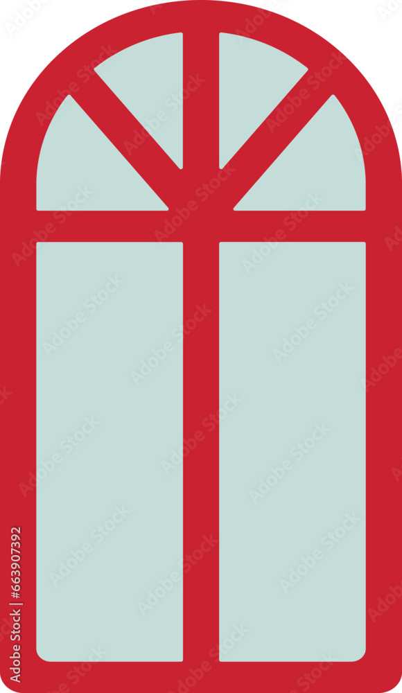 Obraz premium Door flat icon