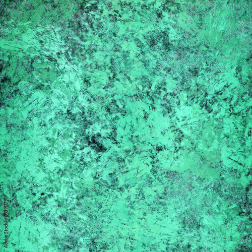 An Abstract Grunge Backdrop - Grungy Emerald Green Textured Background Image