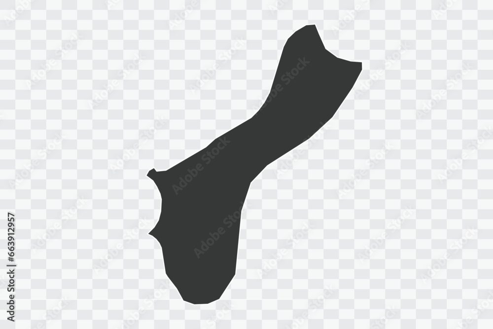 Guam Map Shadow Color on White Background quality files Png Guam Map Shadow Color on White Background quality files Png