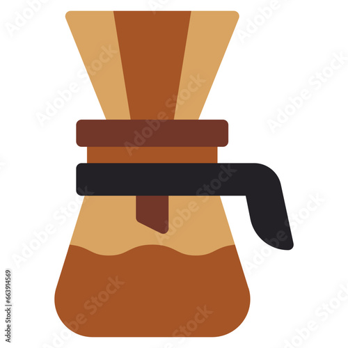 Coffee dripper icon