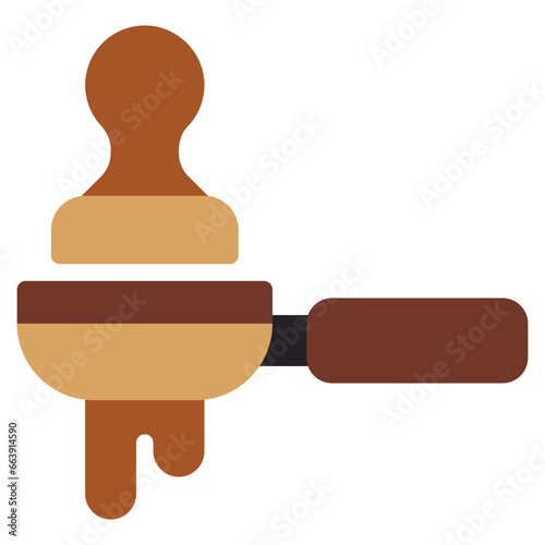 Coffee portafilter icon