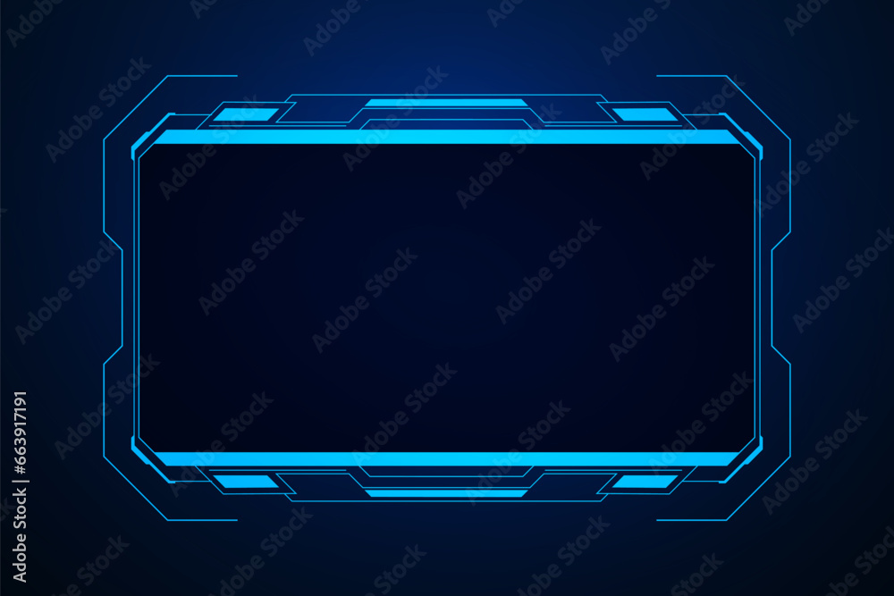 Sci fi futuristic user interface, HUD template frame design, Technology abstract background	
 - obrazy, fototapety, plakaty 