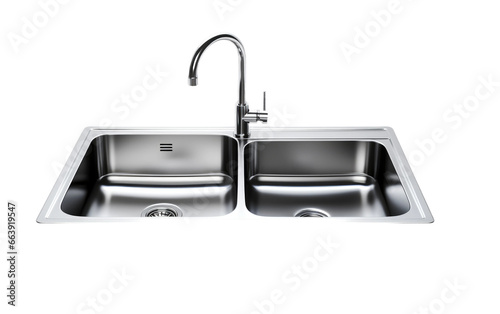 Stainless Steel Kitchen Sink transparent PNG