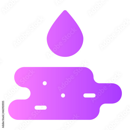 puddle gradient icon