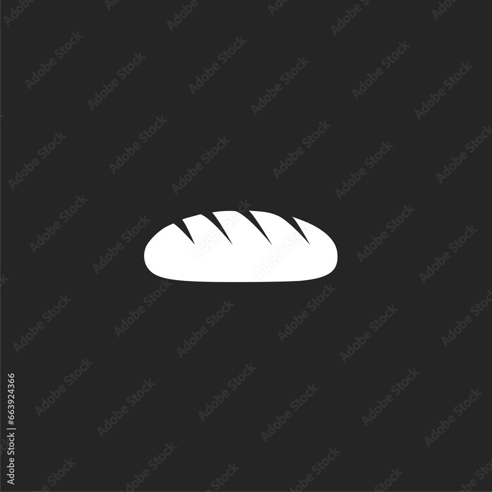  Bread for immigrants icon for web design isolated on black background