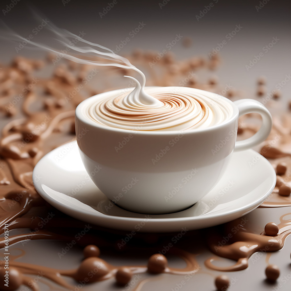 A Cup of Coffee on the Table