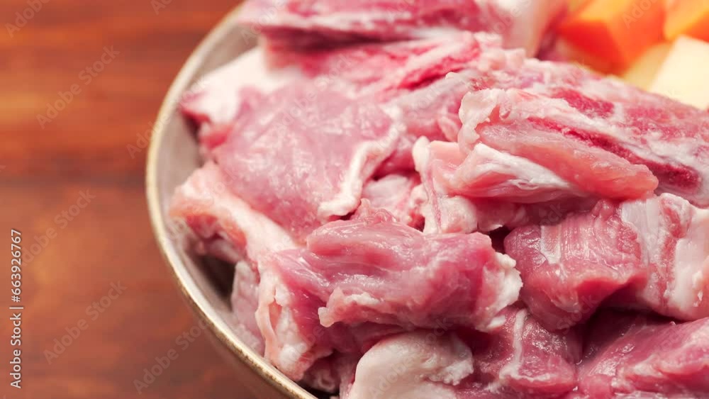 Special fast food curry rib rice cooking process Special fast food curry rib rice cooking process